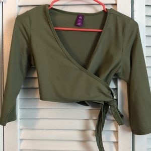 Workouts By Katya Green athletic top